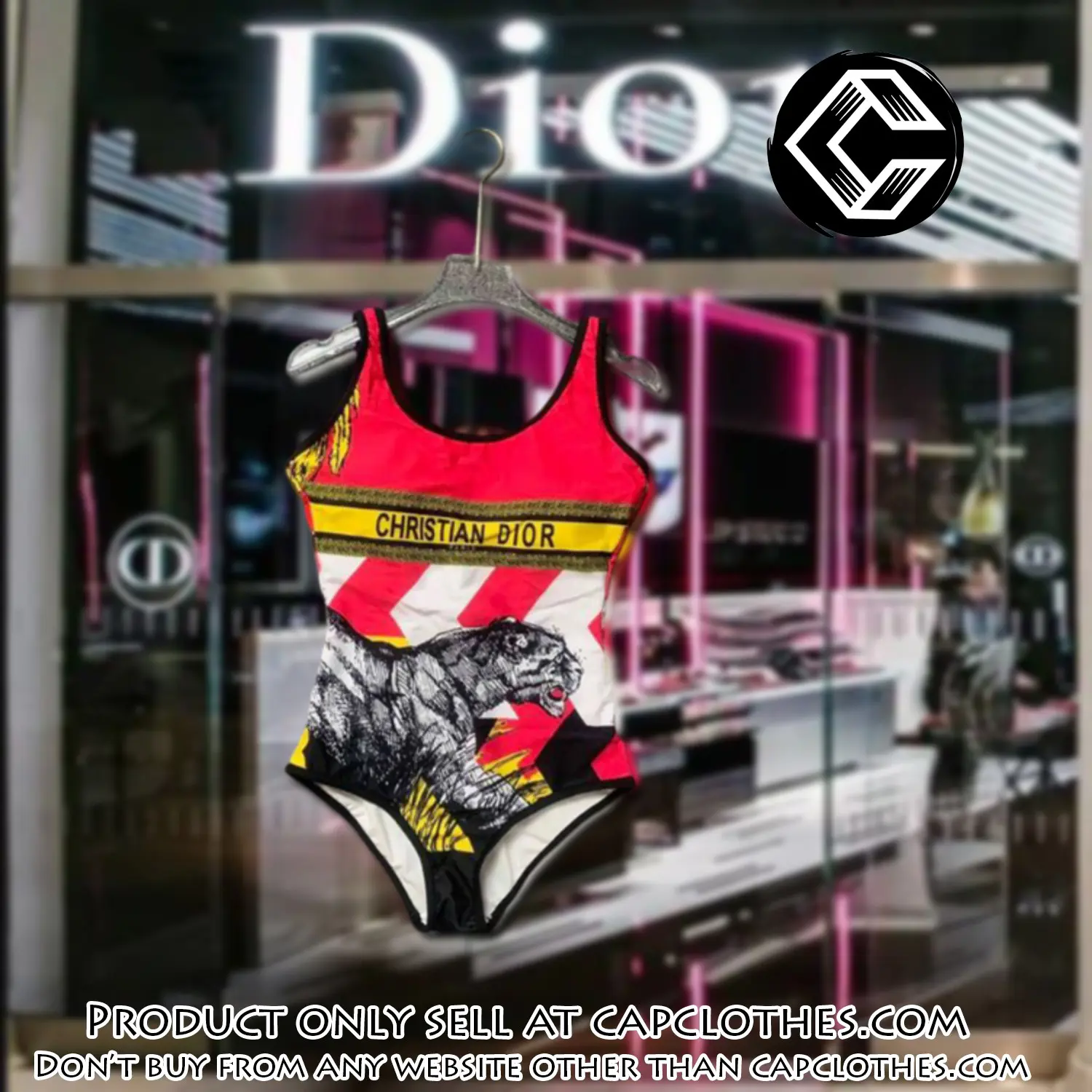 Christian dior swimwear beachwear one piece swimsuit osw1045 cc1706146